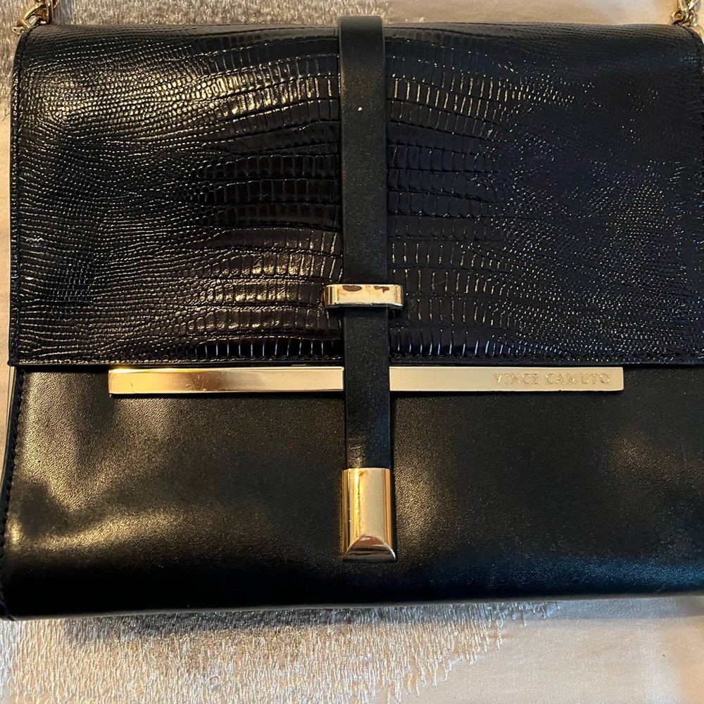 Vince Camuto Black Shoulder Bag